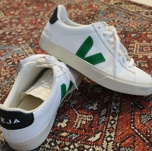 Veja Campo Sneakers, Size 7 US, White
